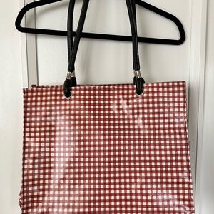 Red/White Check Original “Flea” Tote Bag